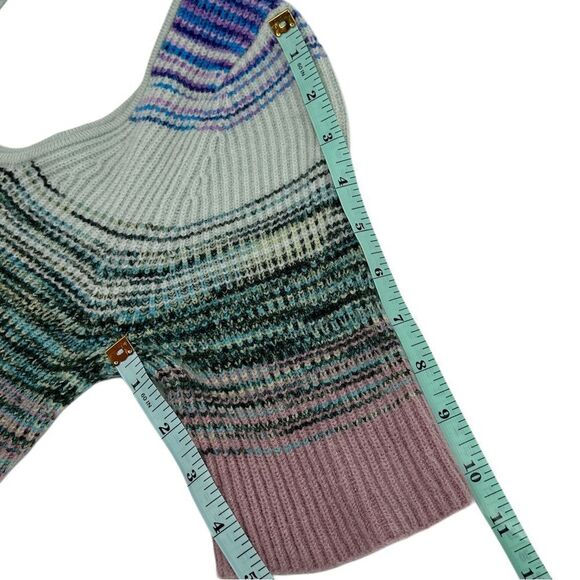 Anthropologie Space-Dyed Knit Scoop Neck Midi Dress Small Petite - Picture 9 of 10